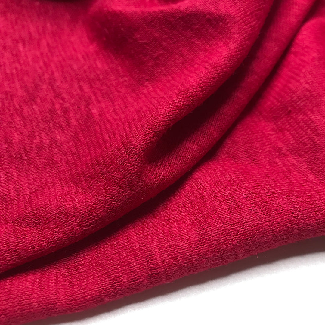 Apple For The Teacher - Jersey Hemp Blend Knit - Red - Bundles (6619218903153)