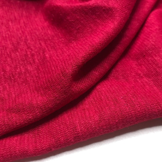 Apple For The Teacher - Jersey Hemp Blend Knit - Red - Bundles (6619218903153)