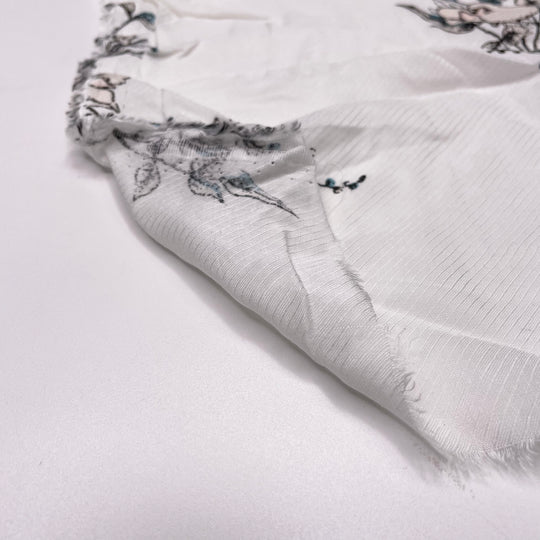 Teacher Appreciation - Rayon Woven - White Multi Floral - 1.4M Bundle (6620165144689)