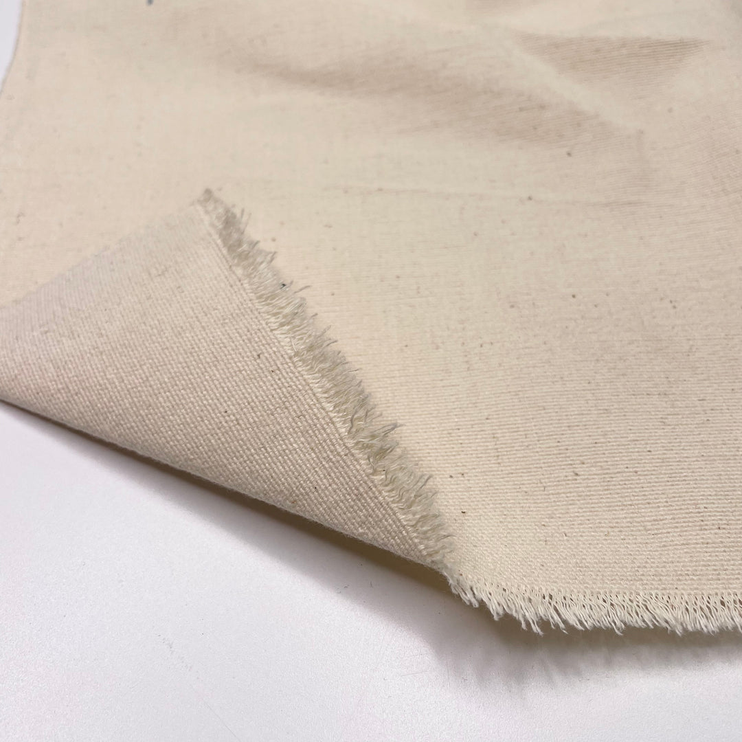 Blank Canvas - Unbleached/Undyed Cotton Woven - Light Beige - Bundles (6621857677425)