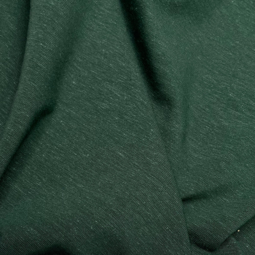 End Of The Summer Green - Jersey Hemp/Organic Cotton Knit - Dark Green - 1.6M Bundle (6622138597489)