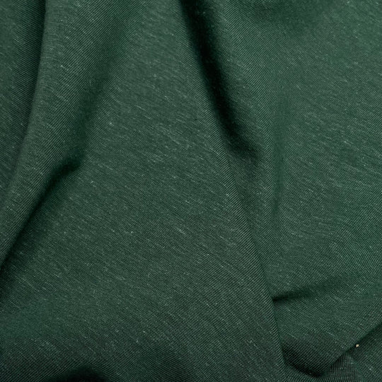 End Of The Summer Green - Jersey Hemp/Organic Cotton Knit - Dark Green - 1.6M Bundle (6622138597489)