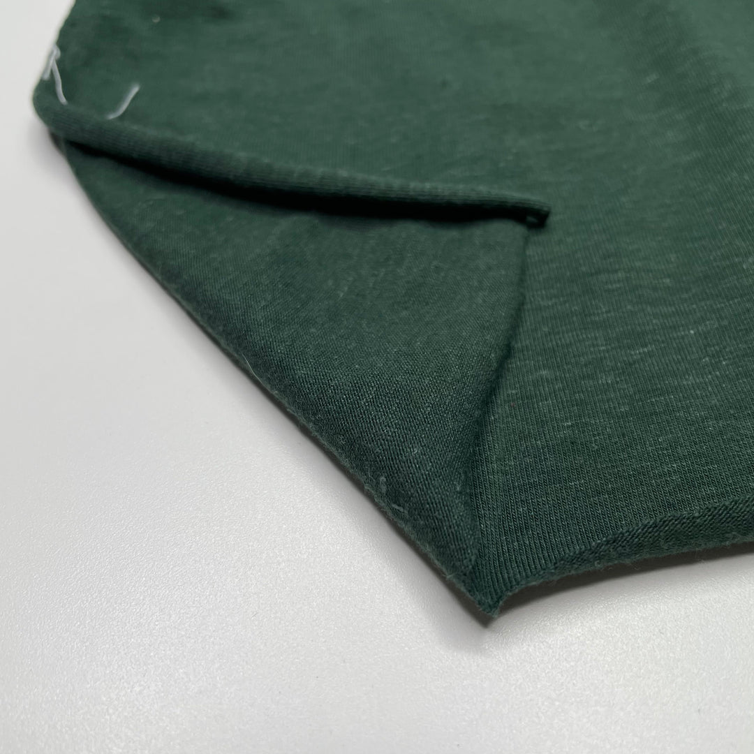 End Of The Summer Green - Jersey Hemp/Organic Cotton Knit - Dark Green - 1.6M Bundle (6622138597489)