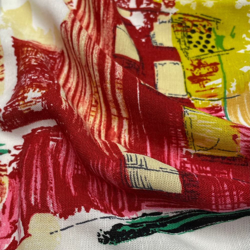 Colour By Number - Rayon Woven - Multi Abstract - 1.75M Bundle (6622144397425)