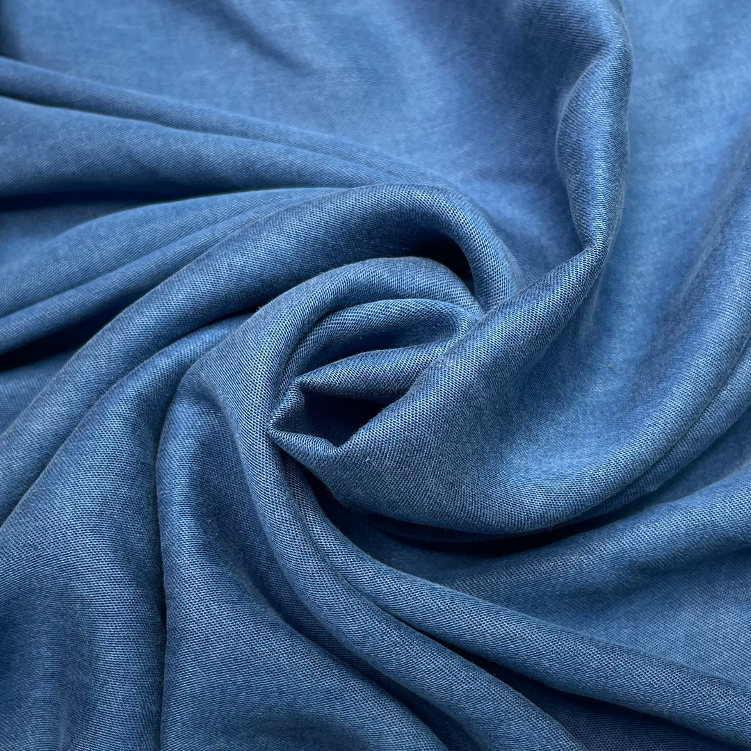 Light And Breezy - Twill Weave Tencel Woven - Blue - 1M Bundle (6622145544305)