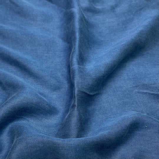 Light And Breezy - Twill Weave Tencel Woven - Blue - 1M Bundle (6622145544305)