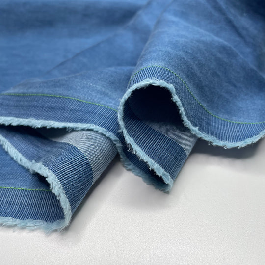 Light And Breezy - Twill Weave Tencel Woven - Blue - 1M Bundle (6622145544305)