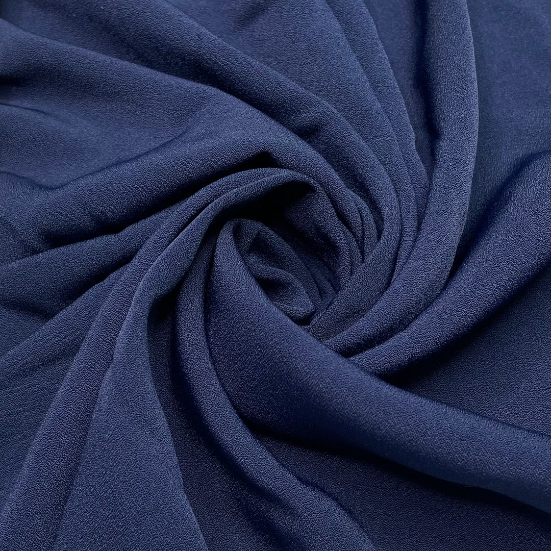 Almost Midnight - Crepe Poly Woven - Navy - 1.7M Bundle (6622146920561)