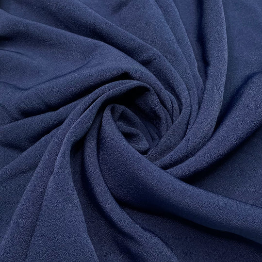 Almost Midnight - Crepe Poly Woven - Navy - 1.7M Bundle (6622146920561)