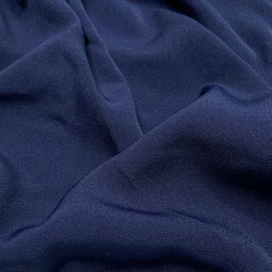 Almost Midnight - Crepe Poly Woven - Navy - 1.7M Bundle (6622146920561)