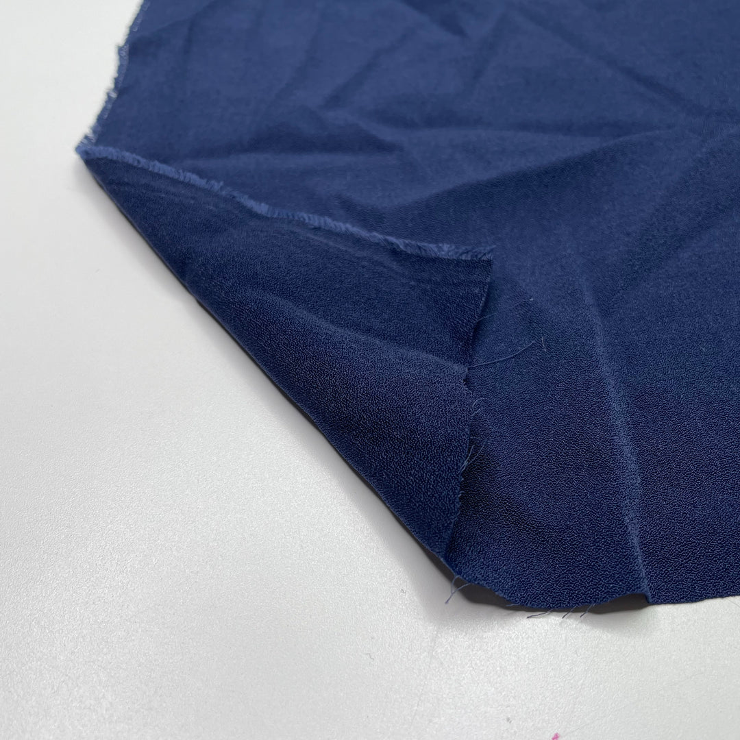 Almost Midnight - Crepe Poly Woven - Navy - 1.7M Bundle (6622146920561)