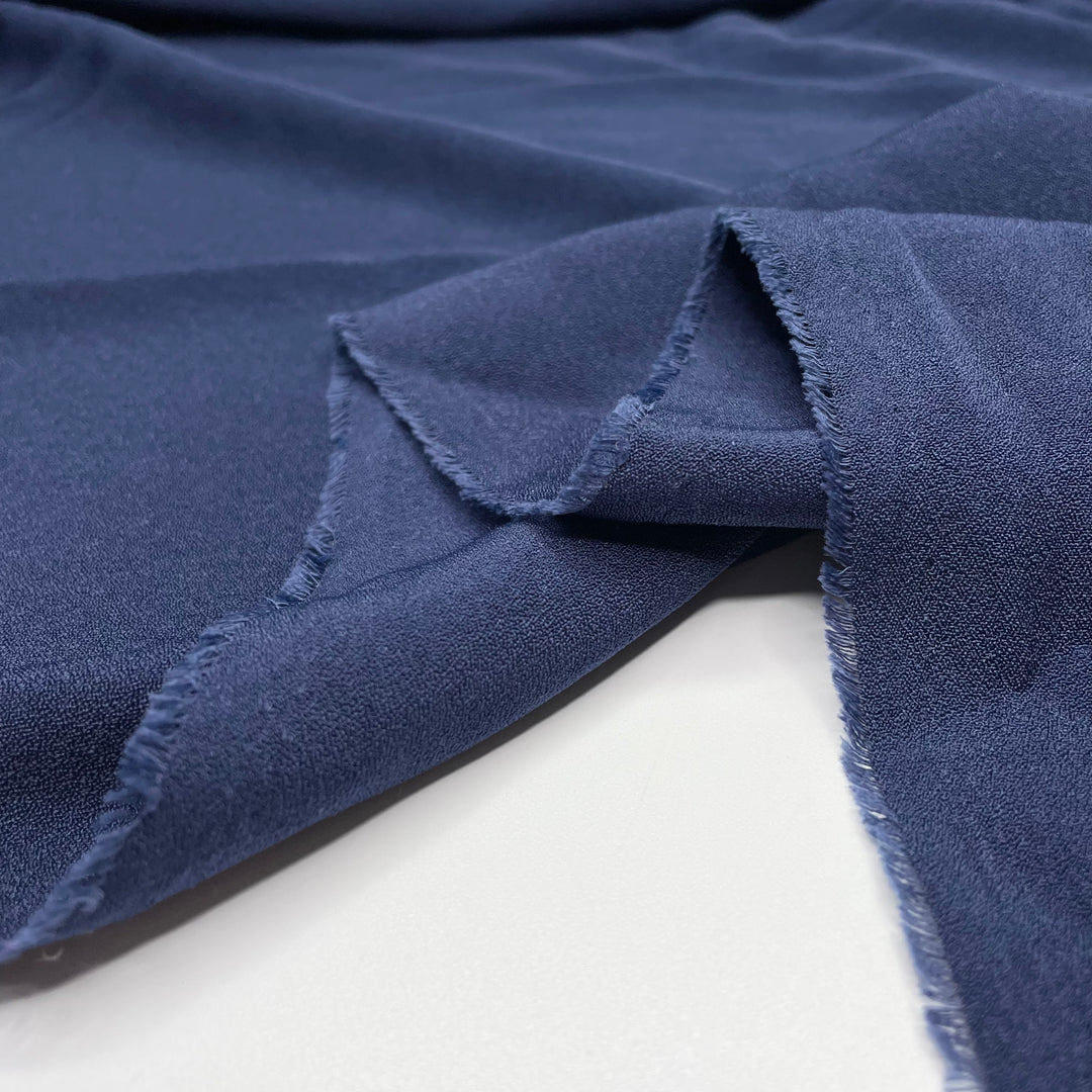 Almost Midnight - Crepe Poly Woven - Navy - 1.7M Bundle (6622146920561)