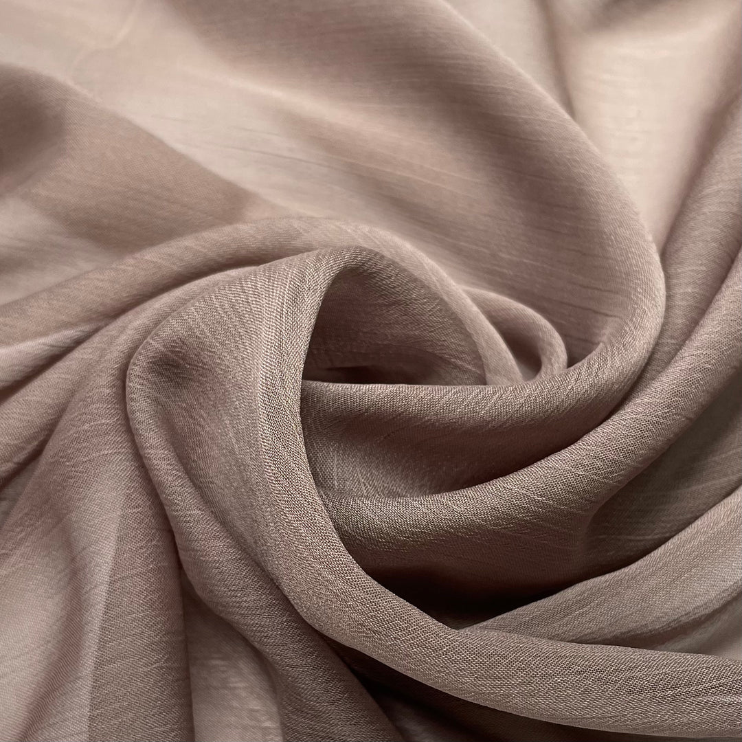 Jacqueline K - Chiffon Poly Woven - Dark Beige - 6M Bundle (6627349233777)