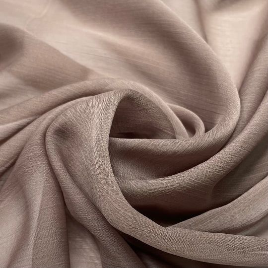 Jacqueline K - Chiffon Poly Woven - Dark Beige - 6M Bundle (6627349233777)