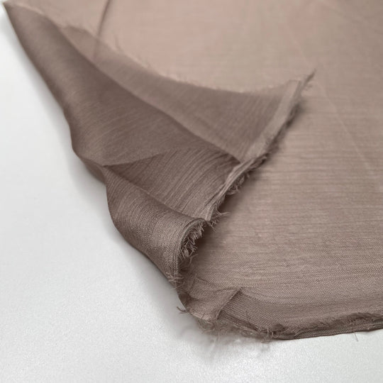 Jacqueline K - Chiffon Poly Woven - Dark Beige - 6M Bundle (6627349233777)