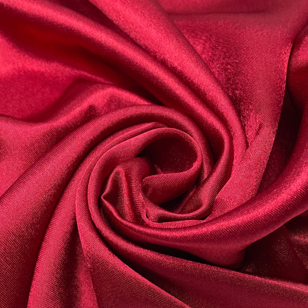 Romance Red - Satin Poly Woven - Red - 1.45M Bundle (6628932616305)