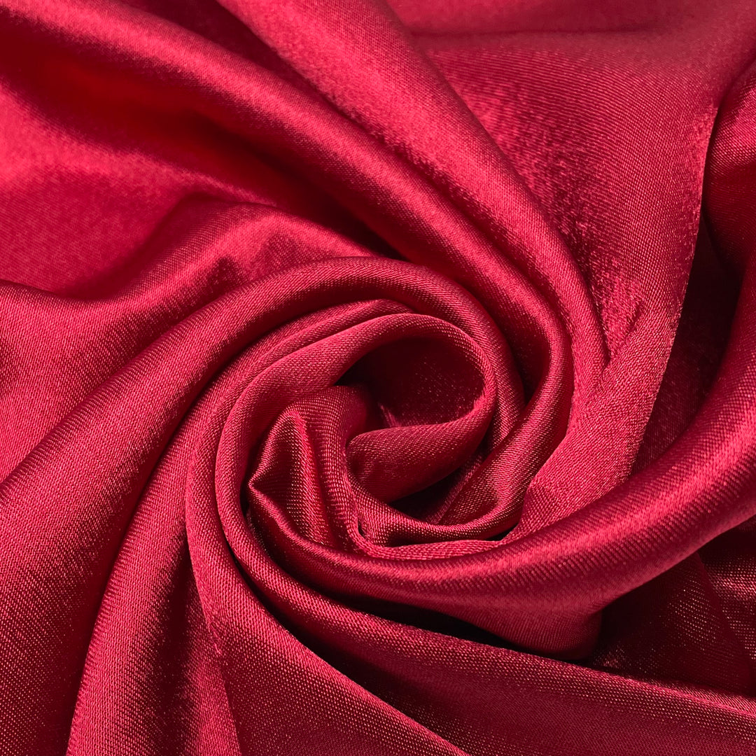 Romance Red - Satin Poly Woven - Red - 1.45M Bundle (6628932616305)