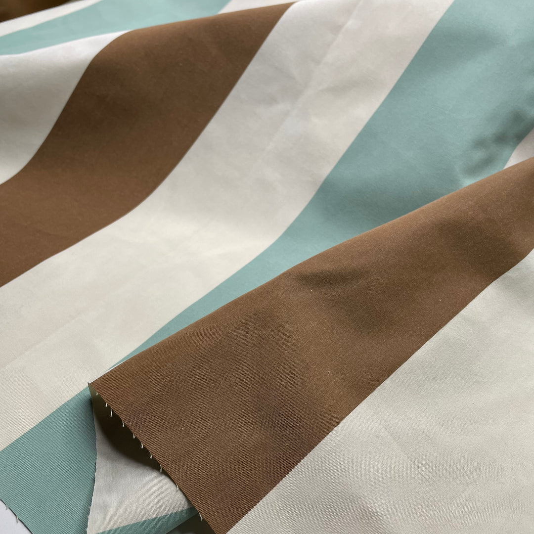 Hamptons House Guests - Cotton Woven - White Multi Stripes - 1/2 Meter (6634186047601)