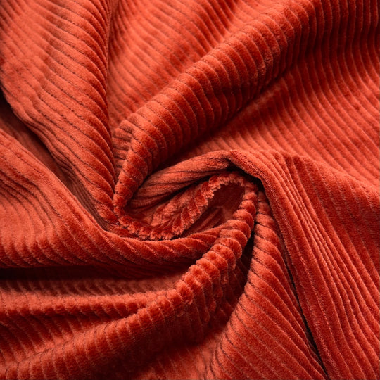 Copper Creator - Corduroy Cotton Woven - Orange - 0.8M Bundle (6635570233457)