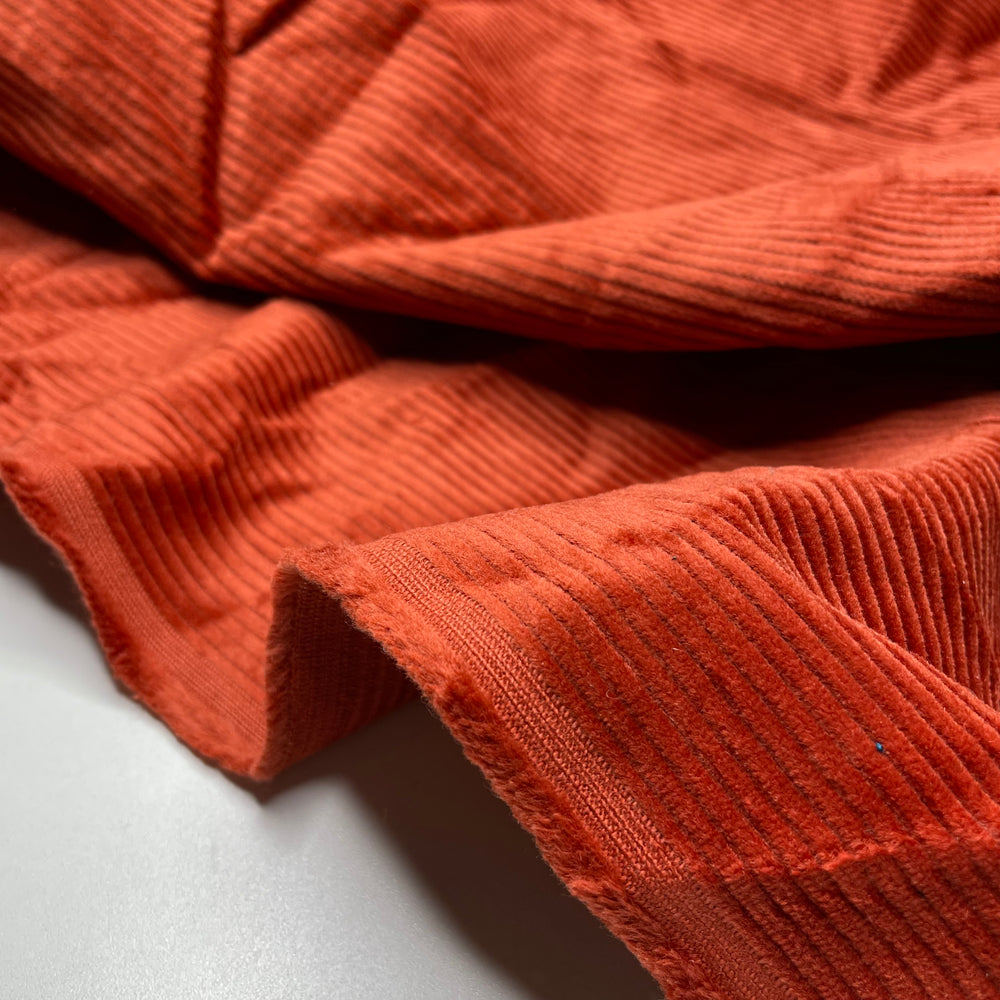 Copper Creator - Corduroy Cotton Woven - Orange - 0.8M Bundle (6635570233457)