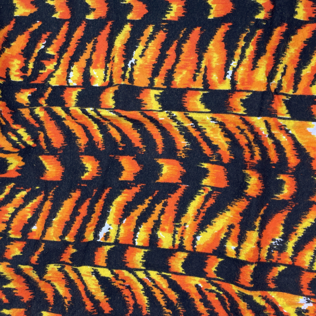 Tiger Tracks - Cotton Woven - Orange/Black Animal Print - 1.7M Bundle (6641203282033)