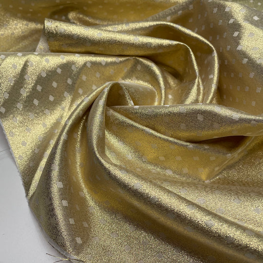 UB - Gold Shimmer Paint - Metallic/Poly Woven - Gold Diamonds - 1/2 Meter (6642780209265)