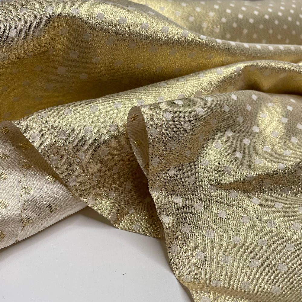UB - Gold Shimmer Paint - Metallic/Poly Woven - Gold Diamonds - 1/2 Meter (6642780209265)