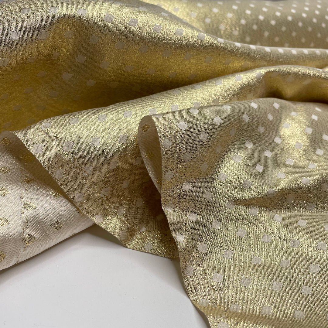 UB - Gold Shimmer Paint - Metallic/Poly Woven - Gold Diamonds - 1/2 Meter (6642780209265)