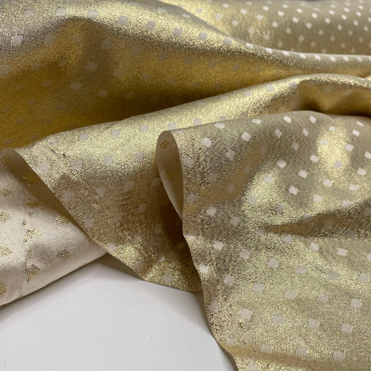 UB - Gold Shimmer Paint - Metallic/Poly Woven - Gold Diamonds - 1/2 Meter (6642780209265)