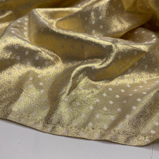 UB - Gold Shimmer Paint - Metallic/Poly Woven - Gold Diamonds - 1/2 Meter (6642780209265)