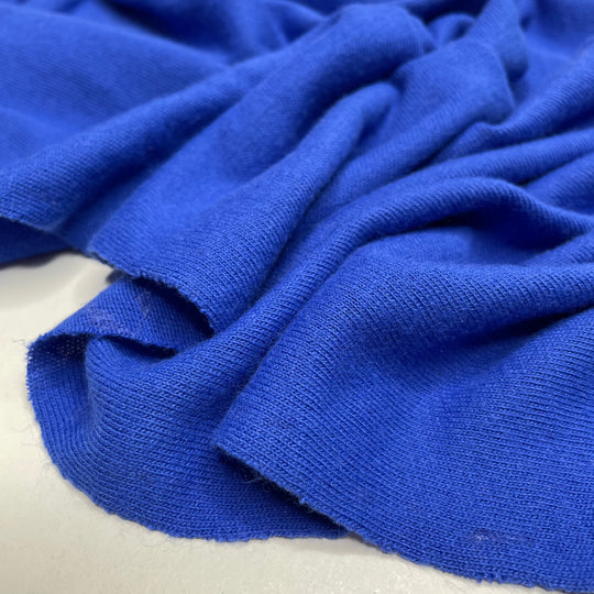 Super Blueberry Ice Cream - Rib Knit Cotton Blend Knit - Blue - 0.75M Bundle (6650435305585)
