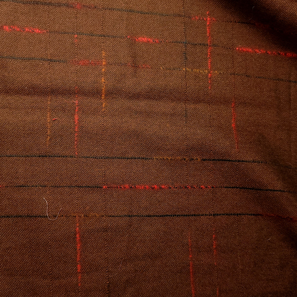 Match Stick Glow - Brushed Twill Weave Wool Woven - Dark Green Multi Plaid - 0.8M Bundle (6656701595761)