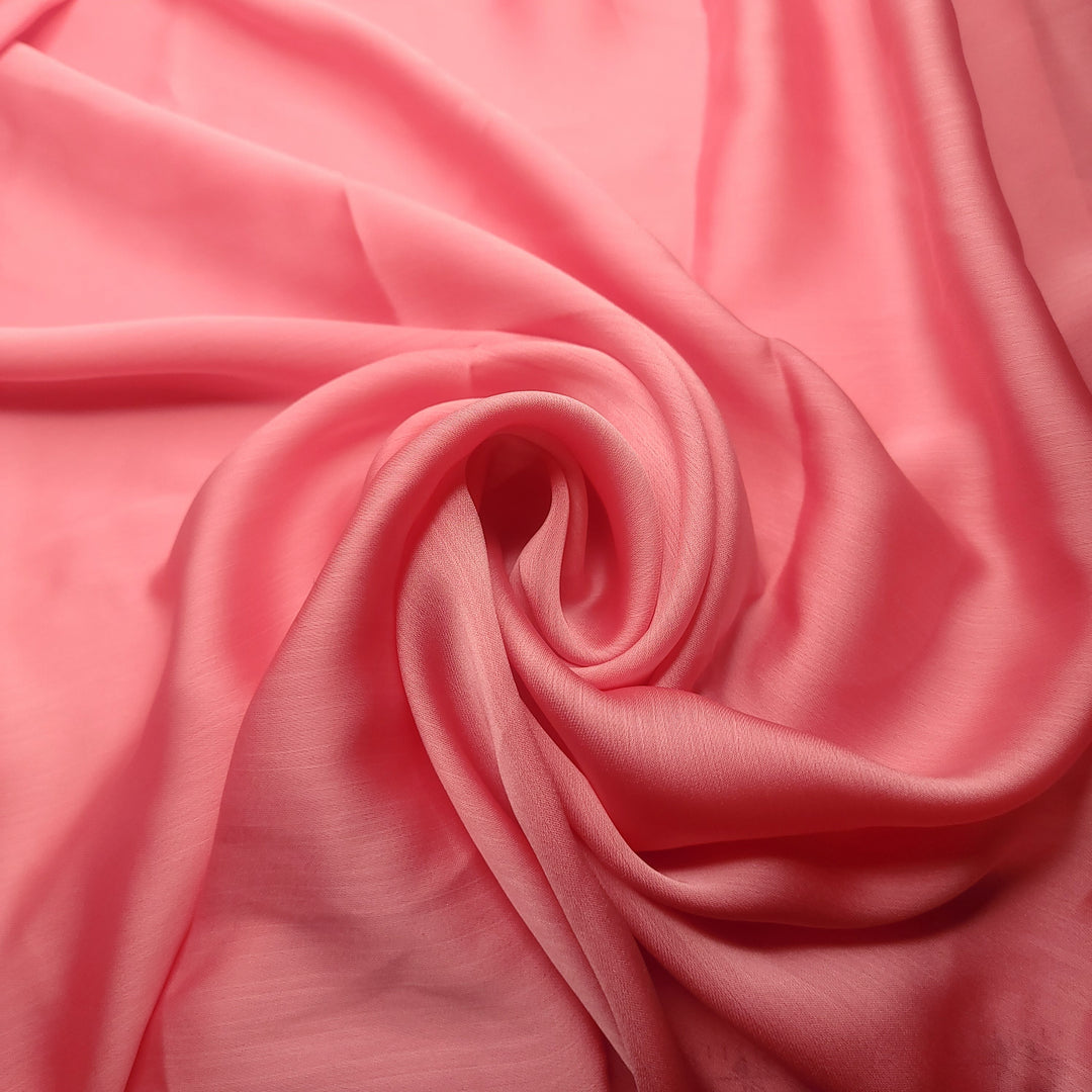 Pretty In Pink - Chiffon Poly Woven - Pink - 1M Bundle (6659153428593)