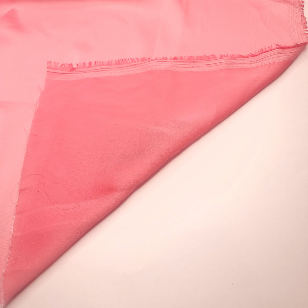 Pretty In Pink - Chiffon Poly Woven - Pink - 1M Bundle (6659153428593)