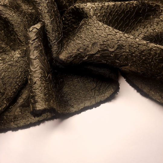 Fancy Me Goregous - Crinkle Poly Woven - Olive - 2.6M Bundle (6659226402929)