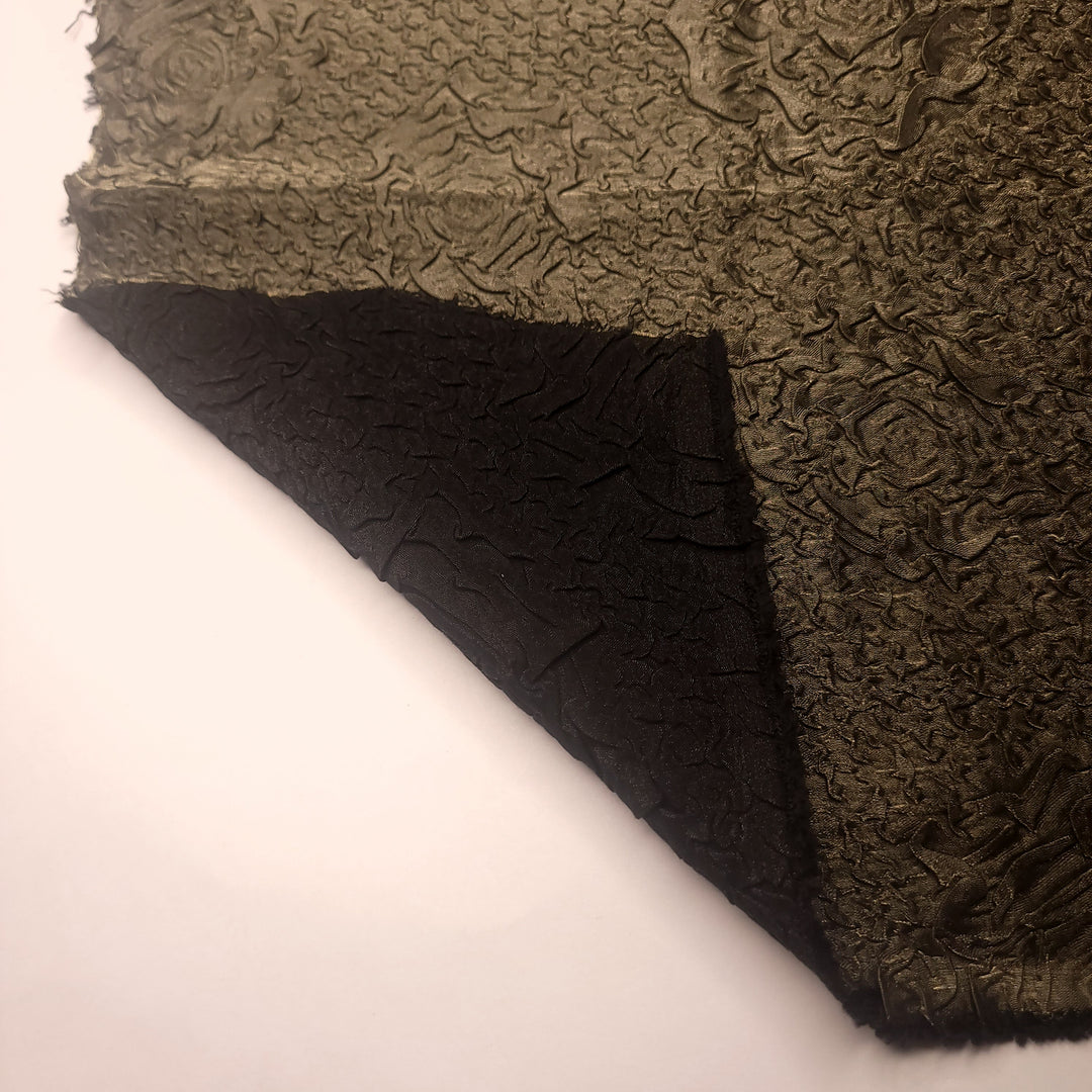 Fancy Me Goregous - Crinkle Poly Woven - Olive - 2.6M Bundle (6659226402929)