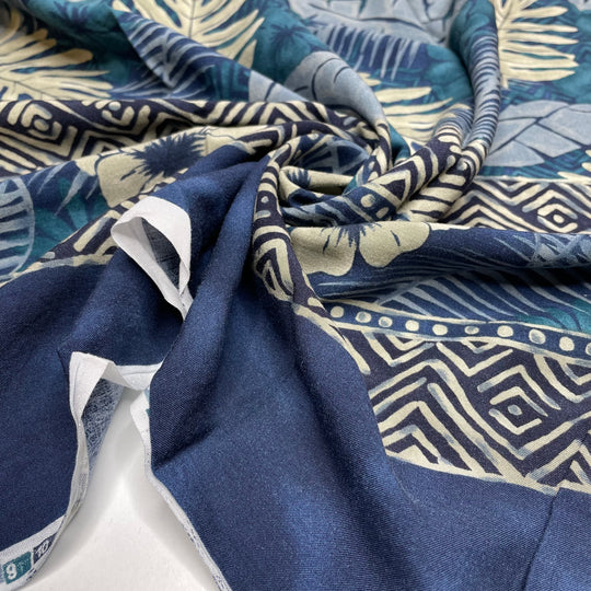 UB - California Dreamin - Rayon Woven - Blue Multi Floral - 2M Bundle (6659714318449)