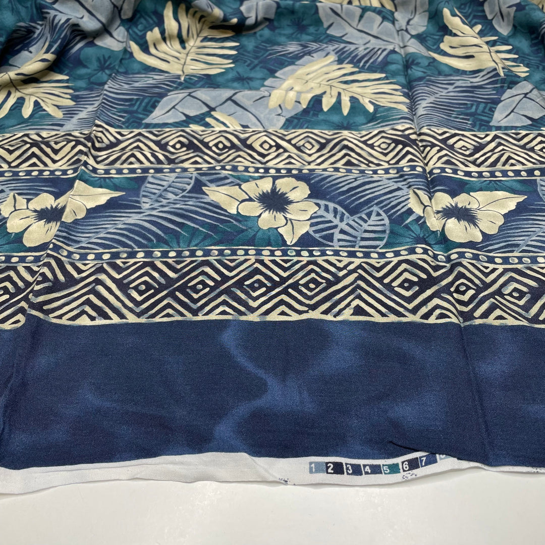 UB - California Dreamin - Rayon Woven - Blue Multi Floral - 2M Bundle (6659714318449)