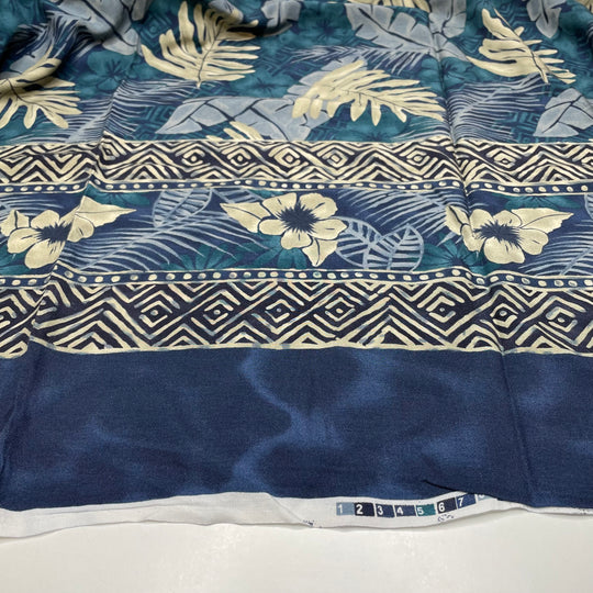 UB - California Dreamin - Rayon Woven - Blue Multi Floral - 2M Bundle (6659714318449)