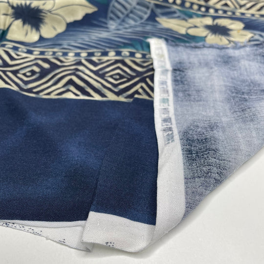 UB - California Dreamin - Rayon Woven - Blue Multi Floral - 2M Bundle (6659714318449)