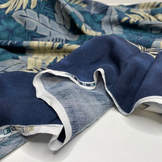 UB - California Dreamin - Rayon Woven - Blue Multi Floral - 2M Bundle (6659714318449)