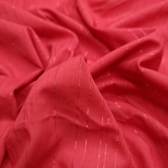 Candy Cane Lane - Poly Woven - Red Pinstripe (6661208768625)