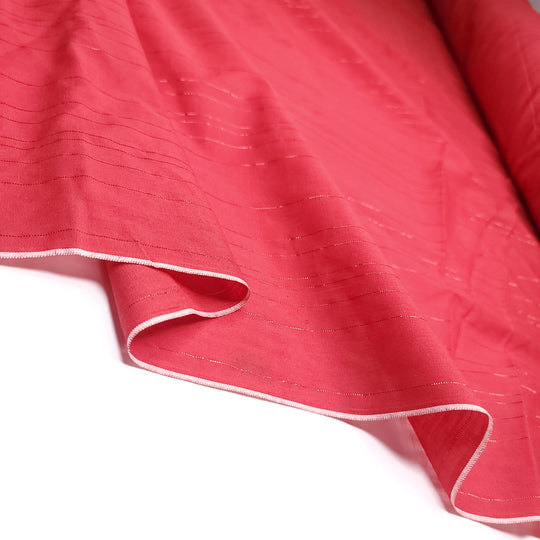 Candy Cane Lane - Poly Woven - Red Pinstripe (6661208768625)