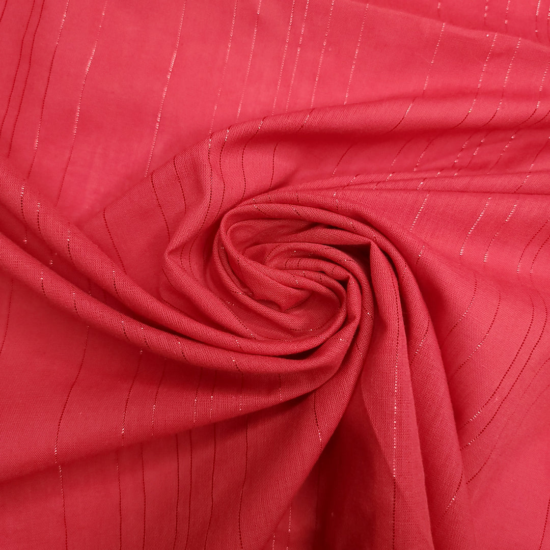 Candy Cane Lane - Poly Woven - Red Pinstripe (6661208768625)