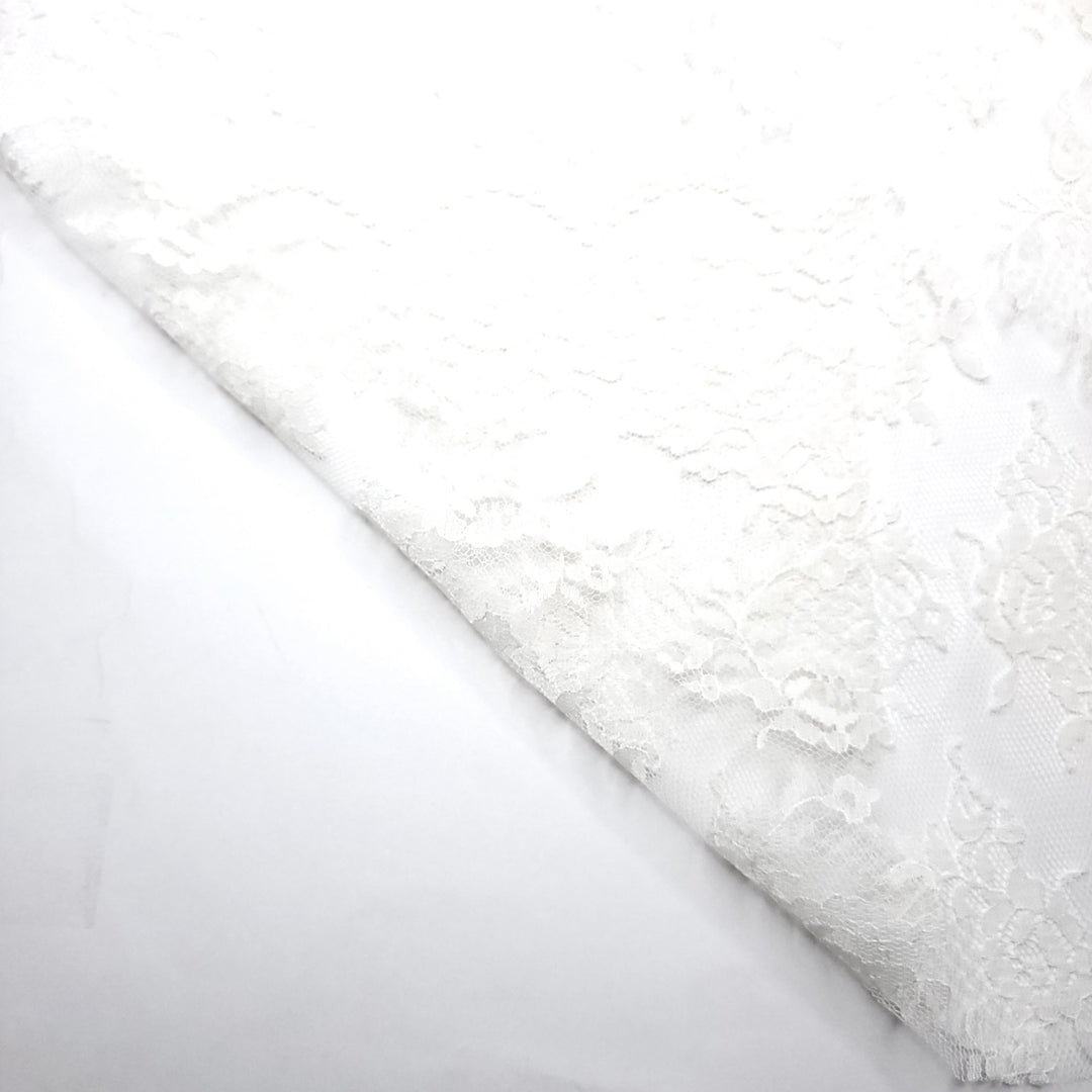 Where The North Wind Meets The Sea - Lace Poly Knit - Cream Floral - Bundles (6661412782193)