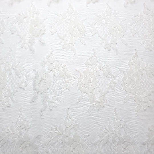 Where The North Wind Meets The Sea - Lace Poly Knit - Cream Floral - Bundles (6661412782193)