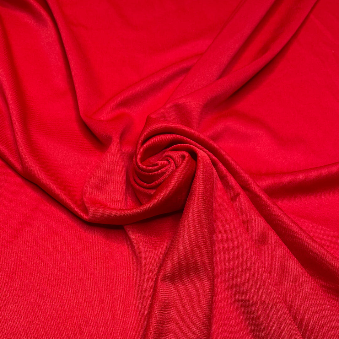 Mrs Clause Activewear - Jersey Poly Knit - Red - 1/2 Meter (6661442830449)