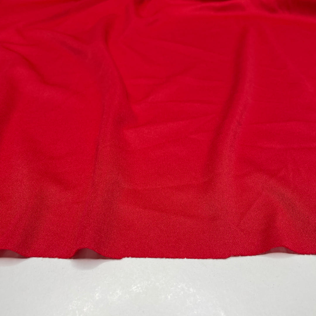 Mrs Clause Activewear - Jersey Poly Knit - Red - 1/2 Meter (6661442830449)
