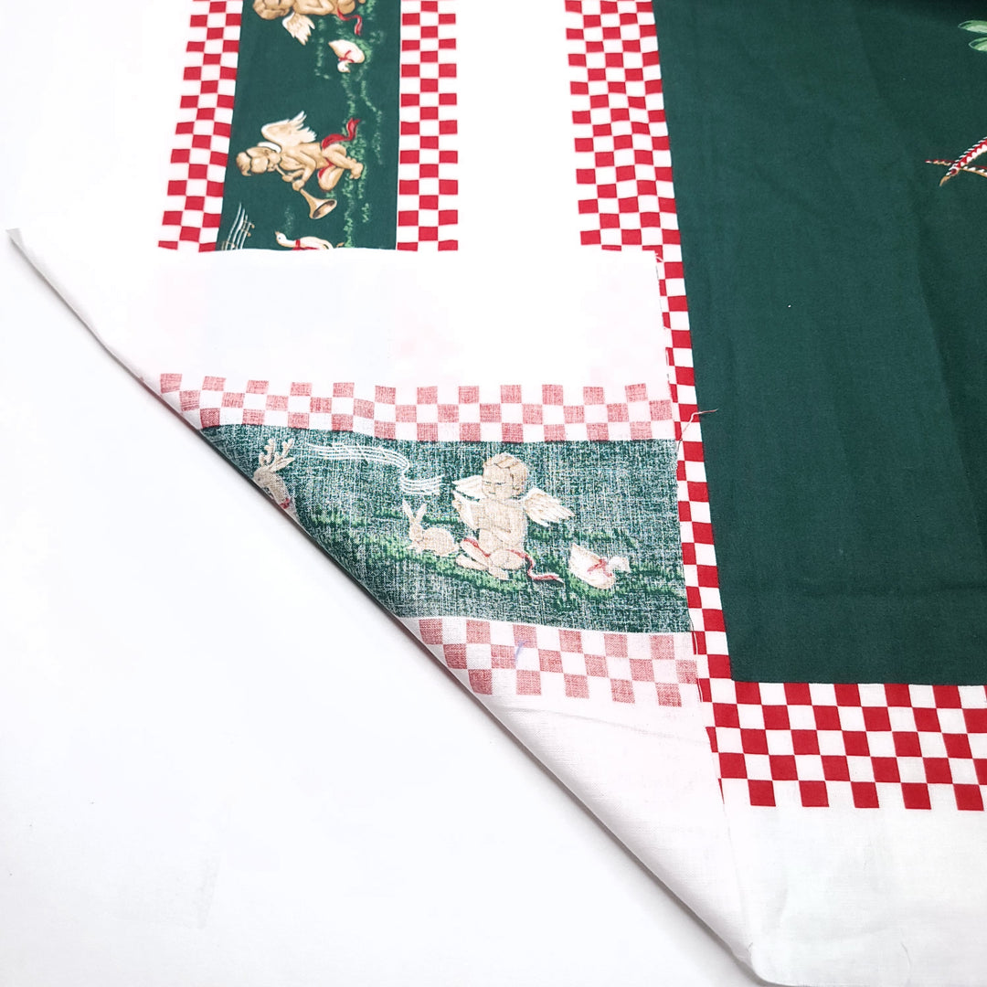 Christmas Apron - Pattern Cotton Woven - White Multi Apron - 0.85M Bundle (6661470388337)