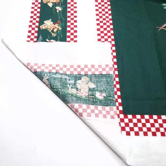 Christmas Apron - Pattern Cotton Woven - White Multi Apron - 0.85M Bundle (6661470388337)